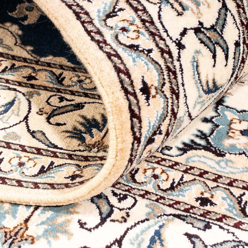 Dywan perski - Nain - 195 x 146 cm - ciemnoniebieski