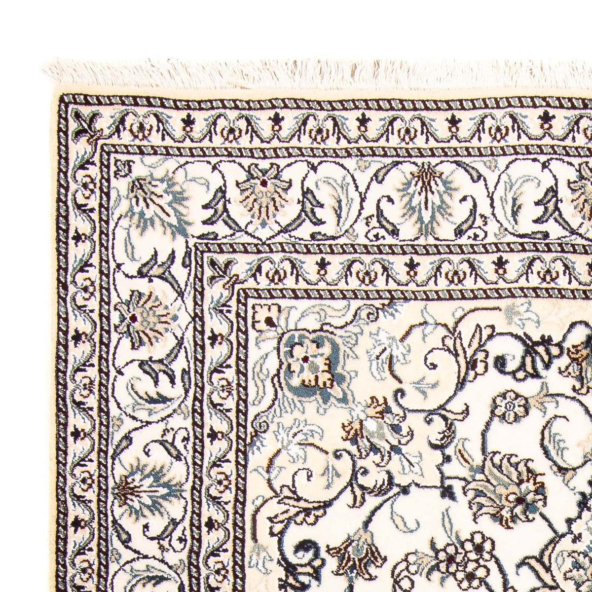 Dywan perski - Nain - 203 x 147 cm - beżowy