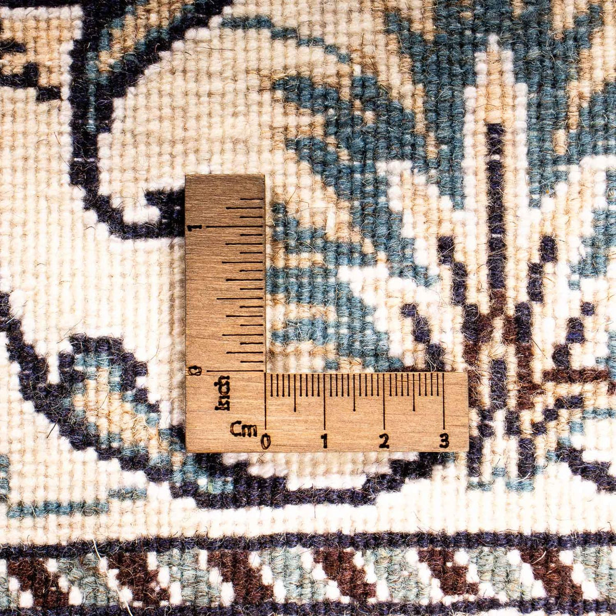 Dywan perski - Nain - 203 x 147 cm - beżowy