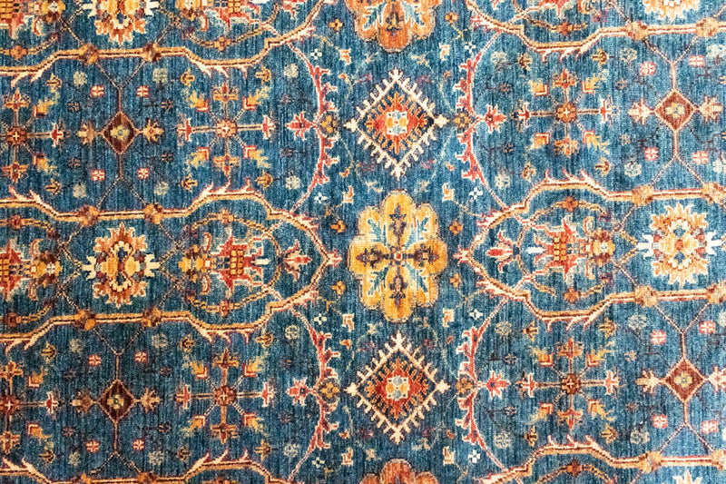 Dywan Zieglera - 255 x 180 cm - niebieski