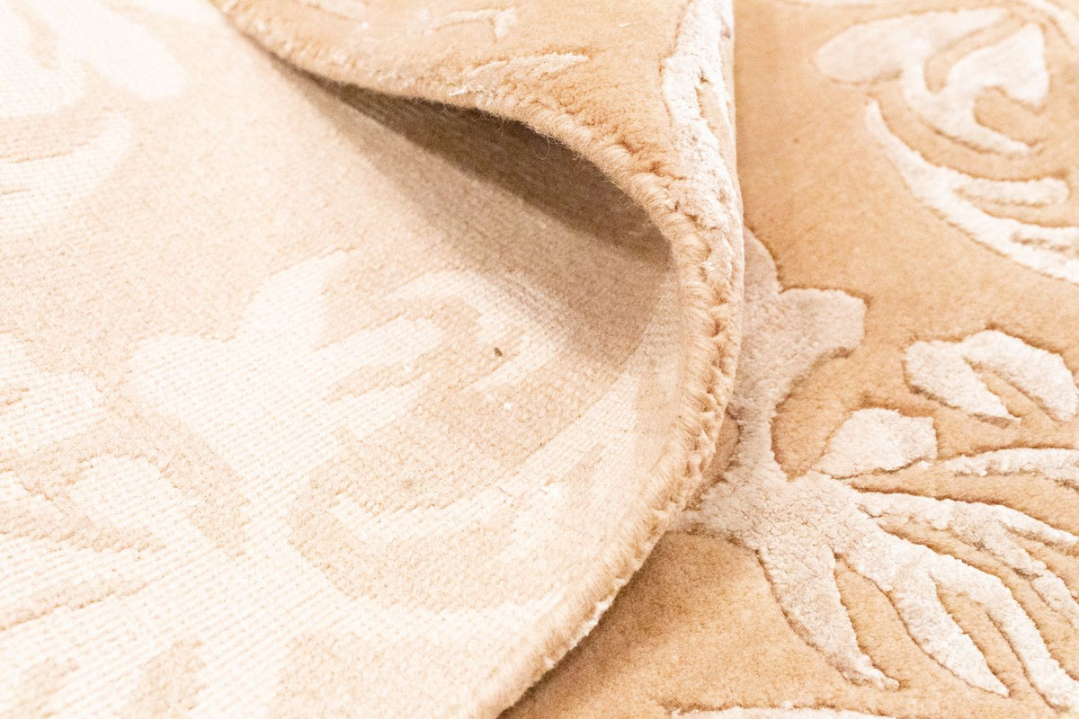 Designerski dywan - 200 x 154 cm - beżowy