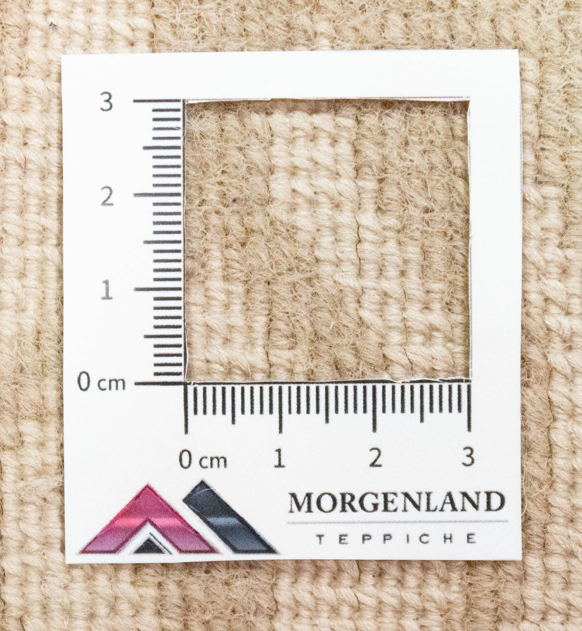 Designerski dywan - 200 x 154 cm - beżowy