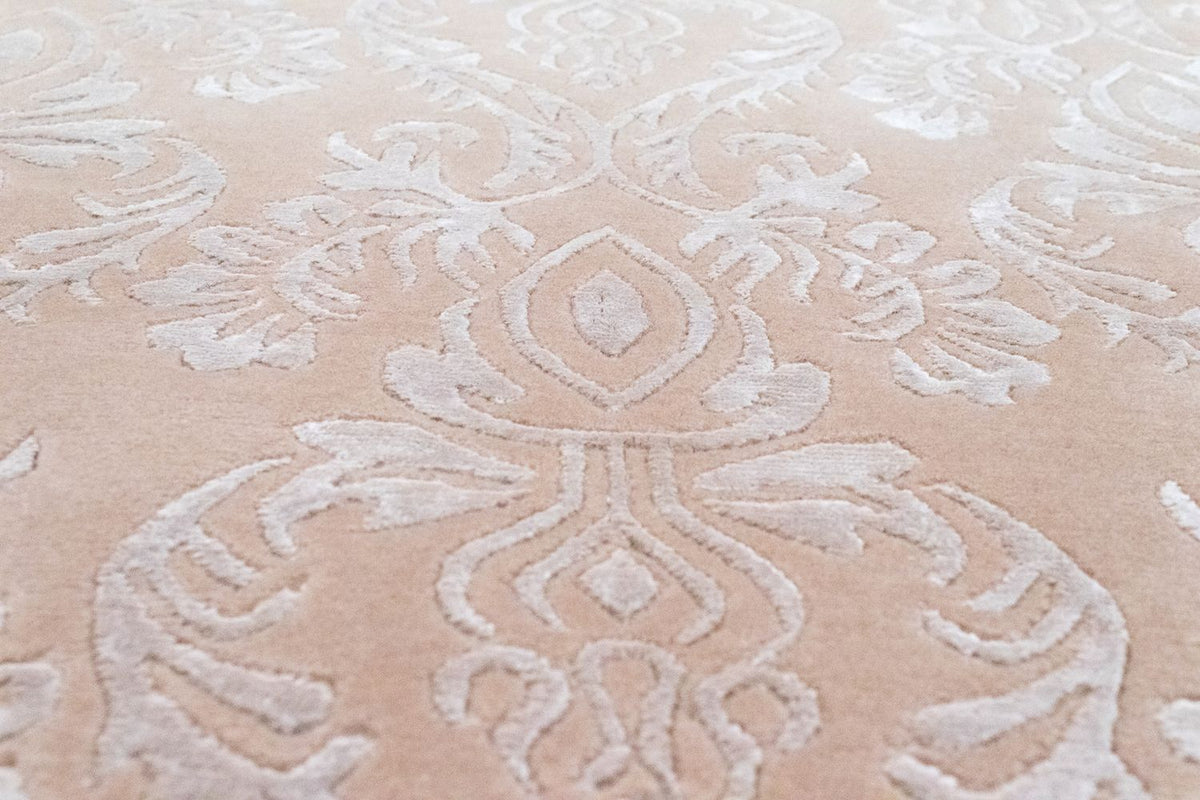 Designerski dywan - 182 x 127 cm - brązowy