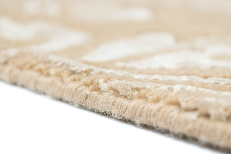 Designerski dywan - 182 x 127 cm - brązowy