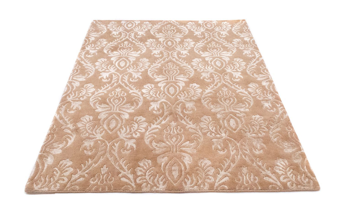 Designerski dywan - 182 x 127 cm - brązowy