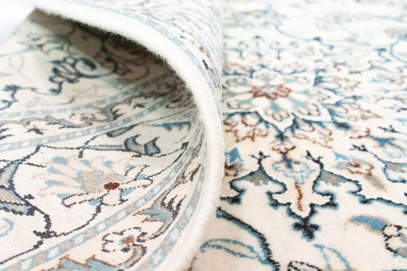 Dywan perski - Nain - 198 x 150 cm - naturalna biel