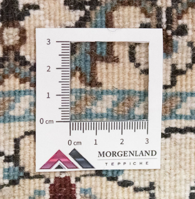 Dywan perski - Nain - 198 x 150 cm - naturalna biel