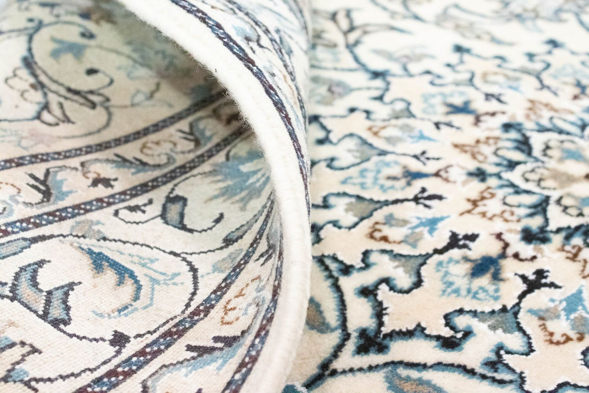 Dywan perski - Nain - 200 x 144 cm - naturalna biel