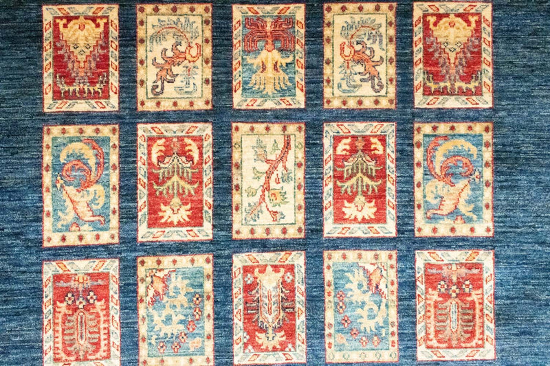 Dywan Zieglera - 206 x 150 cm - brązowy