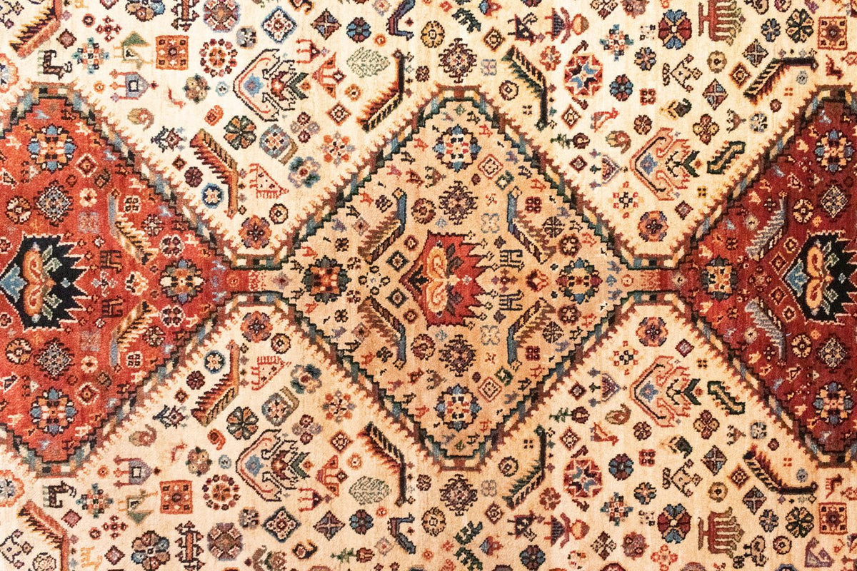 Perski dywan - Nomadyczny - 203 x 145 cm - beżowy