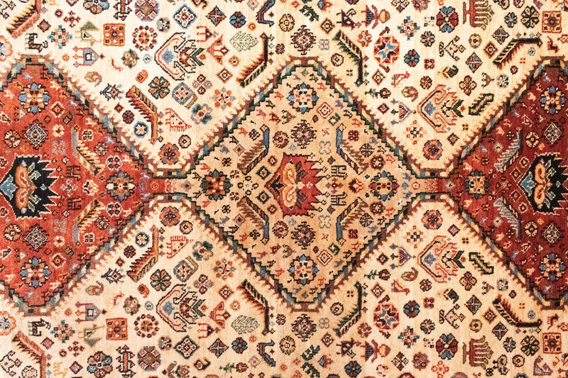 Perski dywan - Nomadyczny - 203 x 145 cm - beżowy