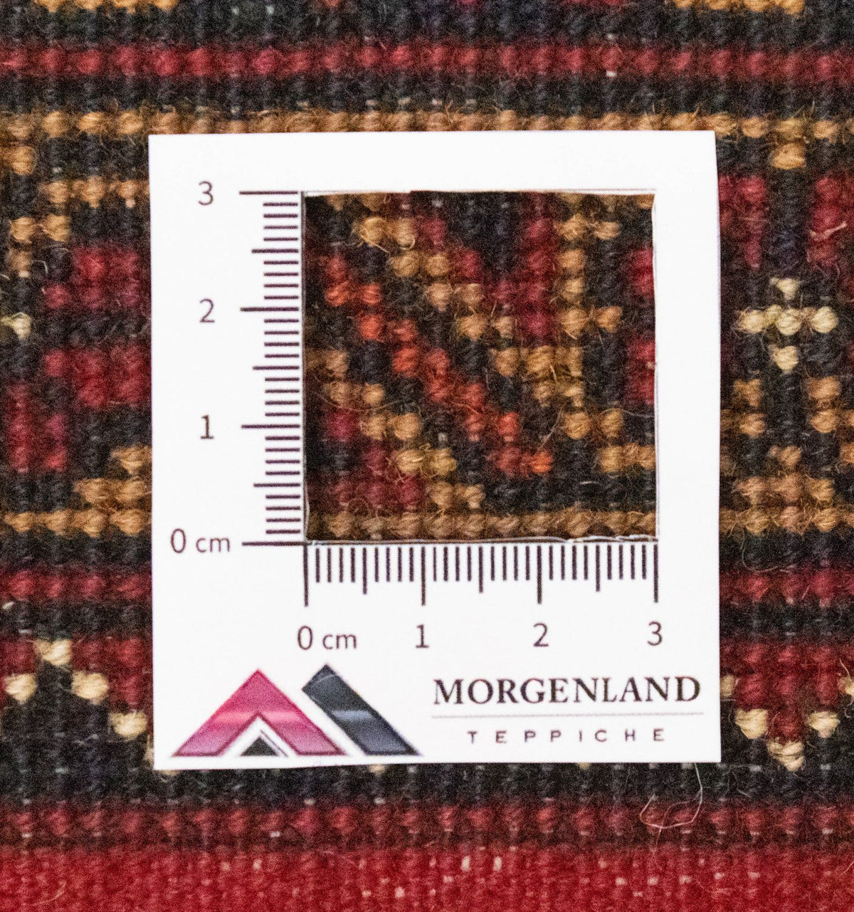 Dywan afgański - 195 x 153 cm - brązowy