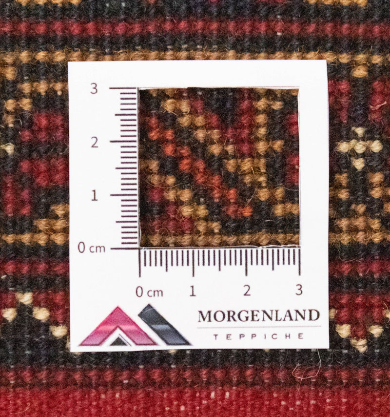 Dywan afgański - 195 x 153 cm - brązowy