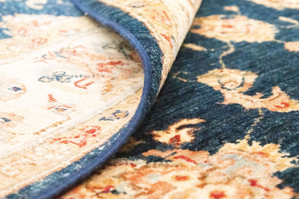 Dywan Zieglera - 198 x 150 cm - niebieski