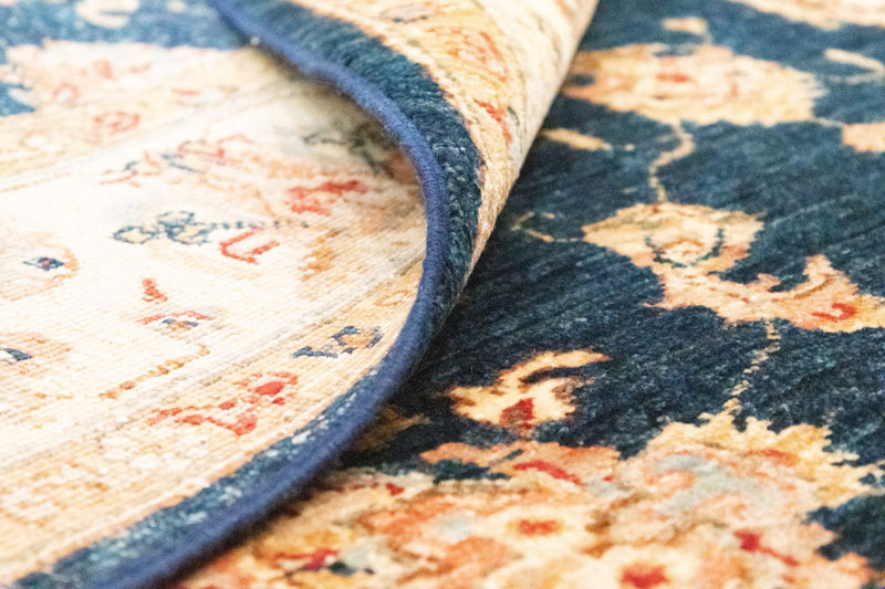 Dywan Zieglera - 198 x 150 cm - niebieski