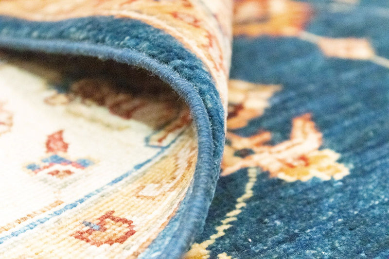 Dywan Zieglera - 209 x 152 cm - niebieski