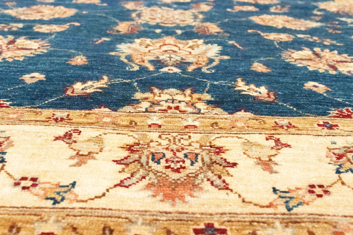 Dywan Zieglera - 204 x 152 cm - niebieski