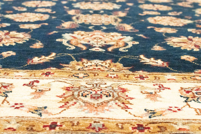 Dywan Zieglera - 190 x 154 cm - niebieski