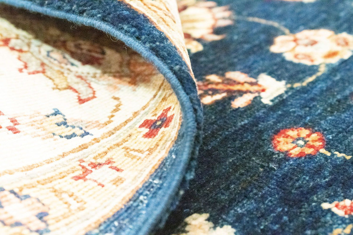 Dywan Zieglera - 190 x 154 cm - niebieski