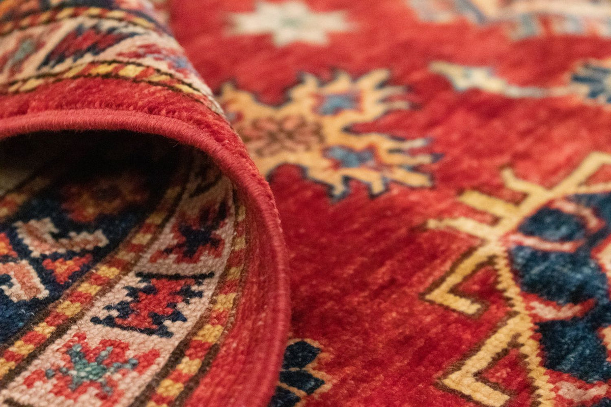 Dywan Ziegler - Kazak - 207 x 148 cm - pomarańczowy