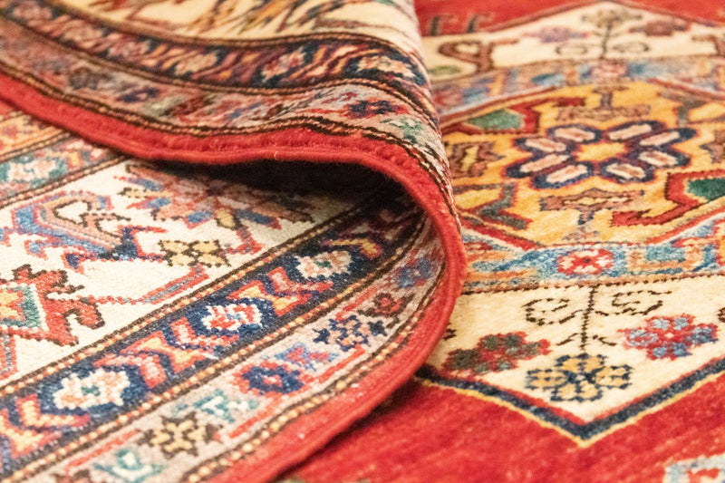 Dywan Ziegler - Kazak - 200 x 152 cm - pomarańczowy