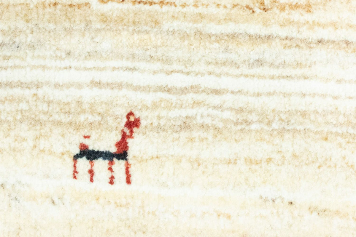 Dywan Gabbeh - Loribaft Perski - 350 x 234 cm - beżowy