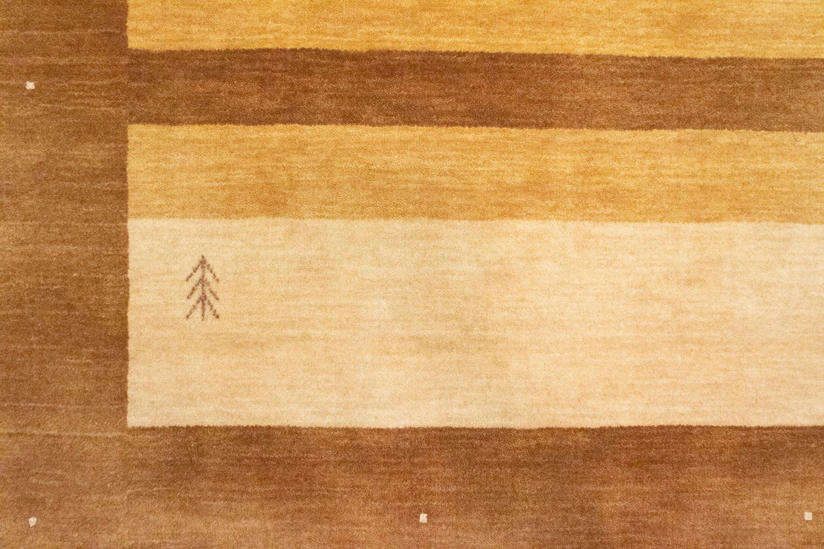 Dywan Gabbeh - Loribaft Perski - 169 x 120 cm - pomarańczowy