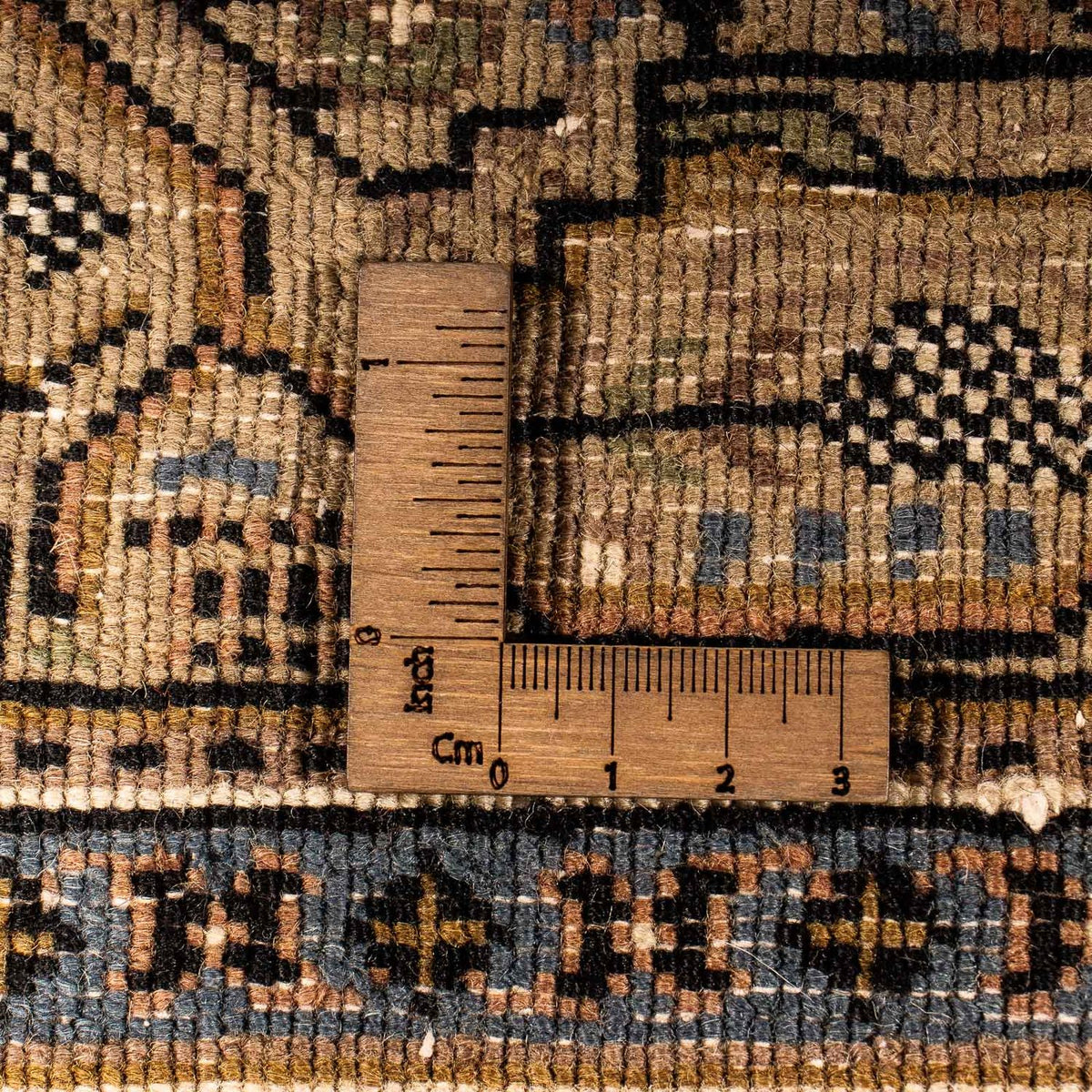 Dywan orientalny - Mir - Indus - 296 x 250 cm - ciemnoniebieski