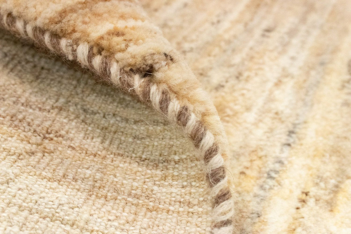 Dywan Gabbeh - perski - 208 x 150 cm - żółty