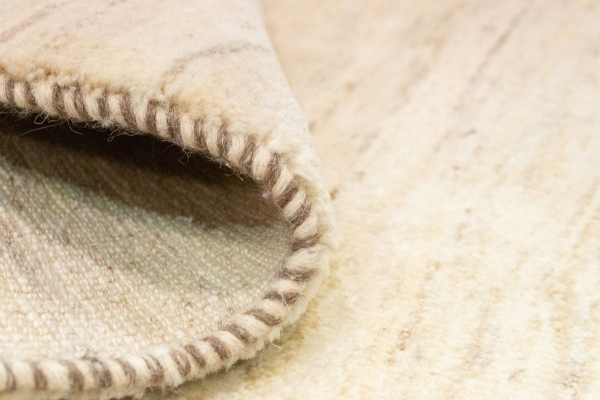 Dywan Gabbeh - perski - 199 x 148 cm - beżowy