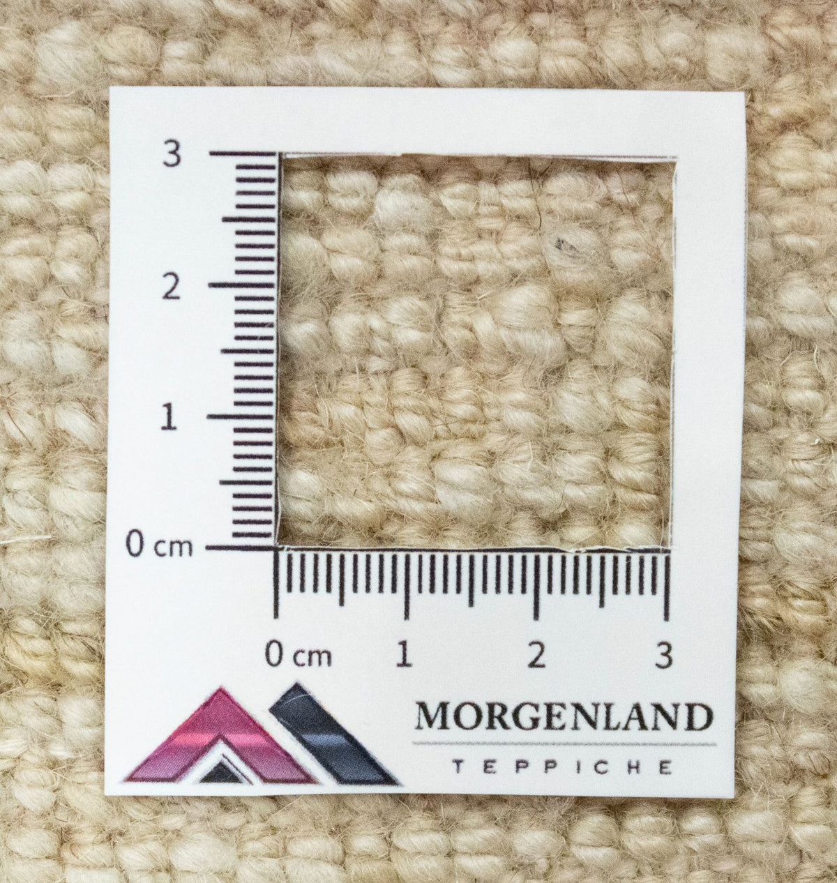 Dywan Gabbeh - perski - 199 x 148 cm - beżowy