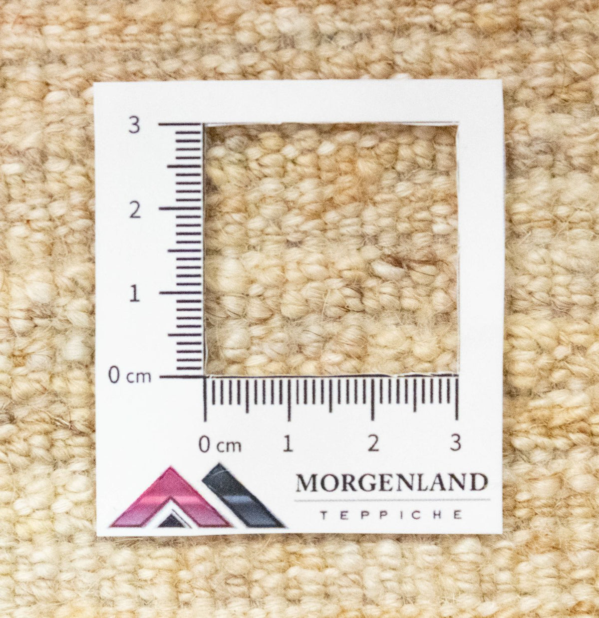 Dywan Gabbeh - perski - 200 x 145 cm - beżowy