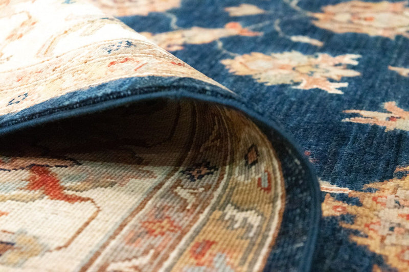 Dywan Zieglera - 352 x 247 cm - niebieski