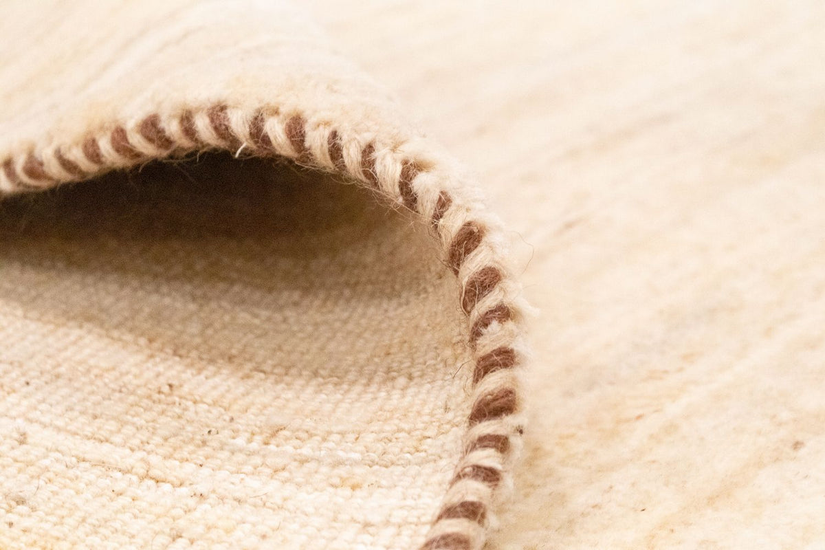 Dywan Gabbeh - perski - 198 x 141 cm - beżowy