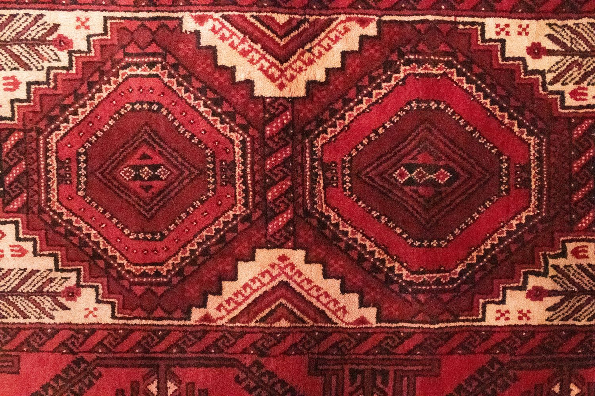 Biegacz Dywan beludżycki - 178 x 103 cm - czerwony