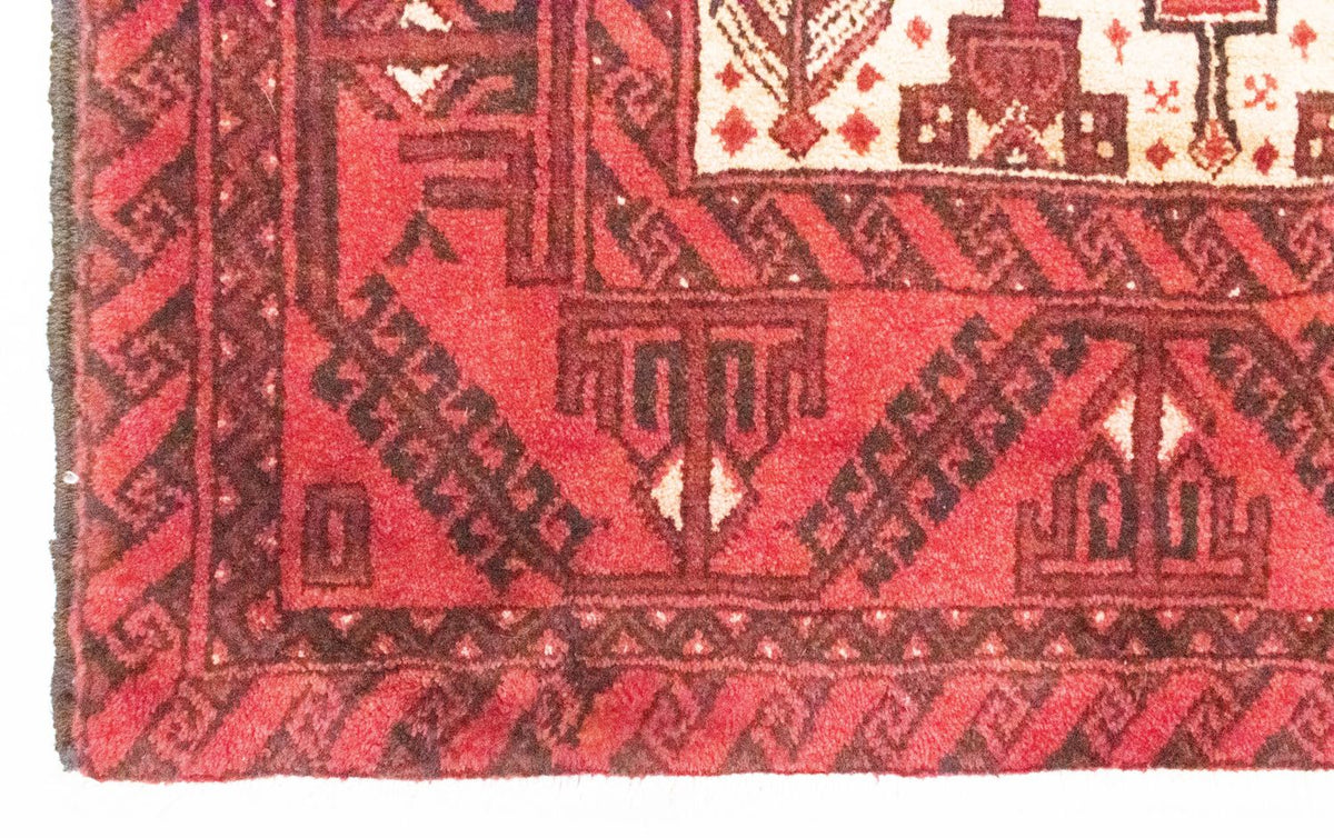 Biegacz Dywan beludżycki - 178 x 103 cm - czerwony