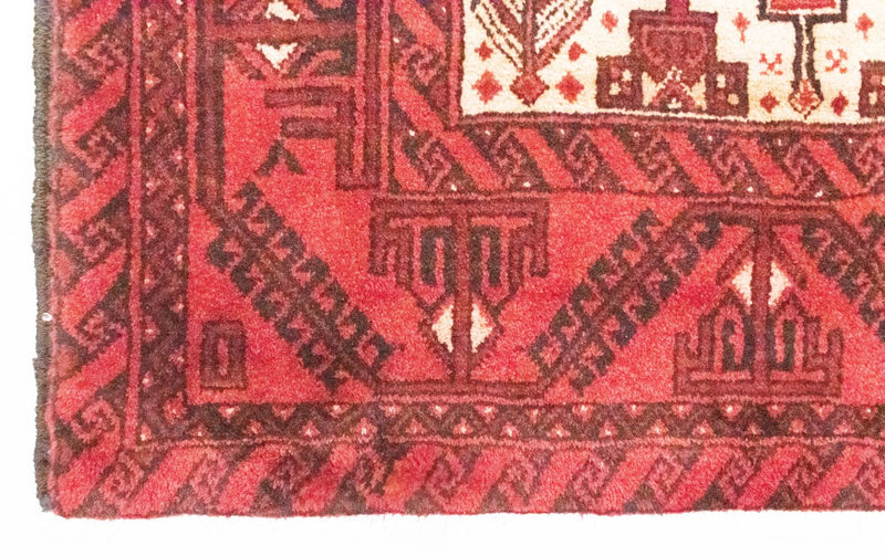 Biegacz Dywan beludżycki - 178 x 103 cm - czerwony