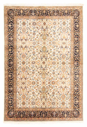 Dywan orientalny - Keshan - Indus - 242 x 170 cm - beżowy