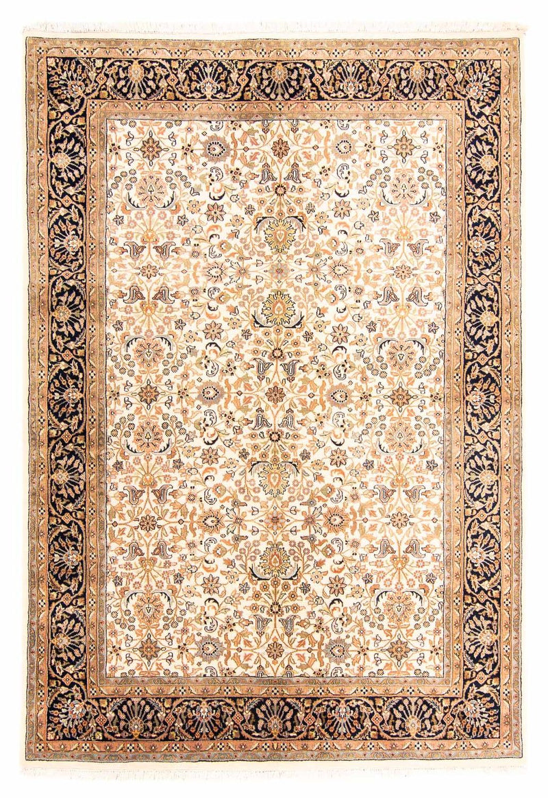 Dywan orientalny - Keshan - Indus - 242 x 170 cm - beżowy