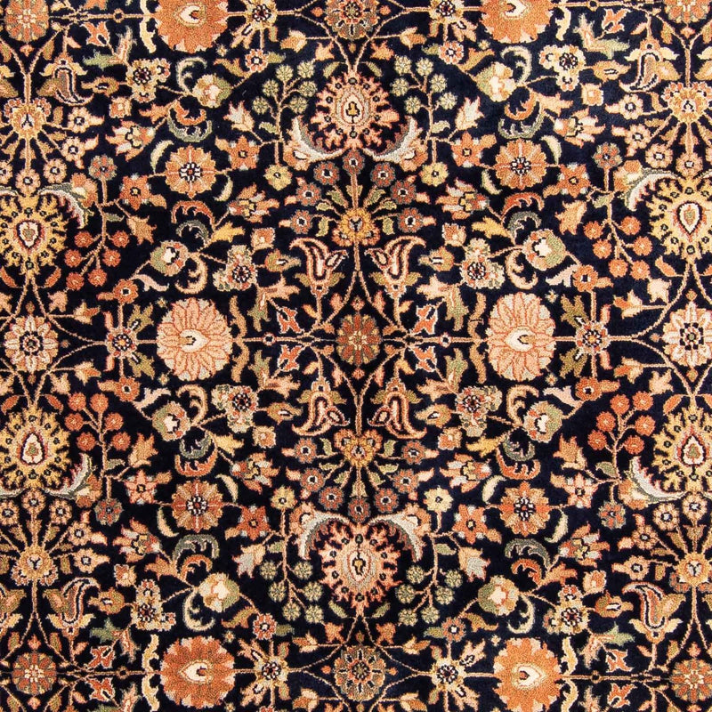 Dywan orientalny - Keshan - Indus - 230 x 168 cm - ciemnoniebieski