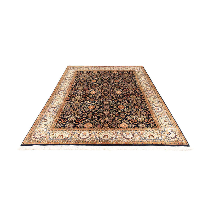 Dywan orientalny - Keshan - Indus - 230 x 168 cm - ciemnoniebieski