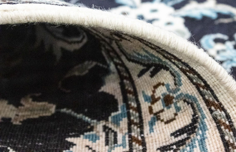 Dywan perski - Nain - 136 x 90 cm - ciemnoniebieski