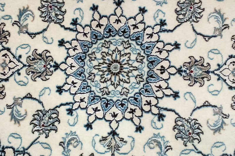 Dywan perski - Nain - 131 x 91 cm - naturalna biel