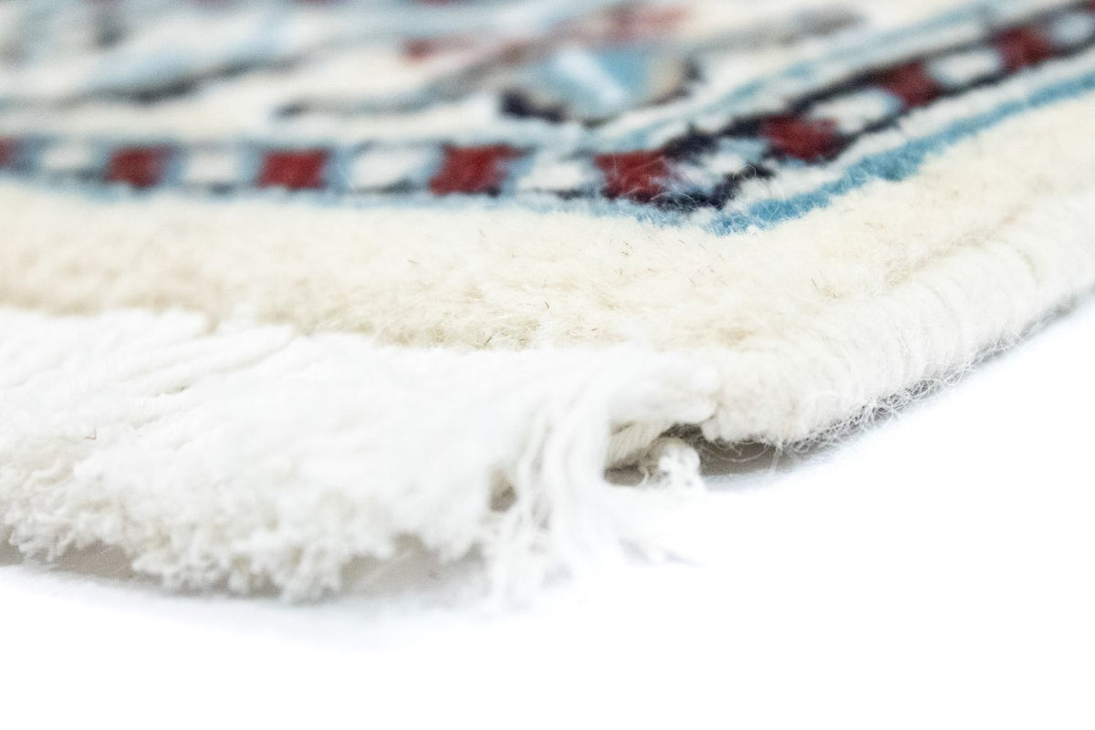 Dywan perski - Nain - 131 x 91 cm - naturalna biel