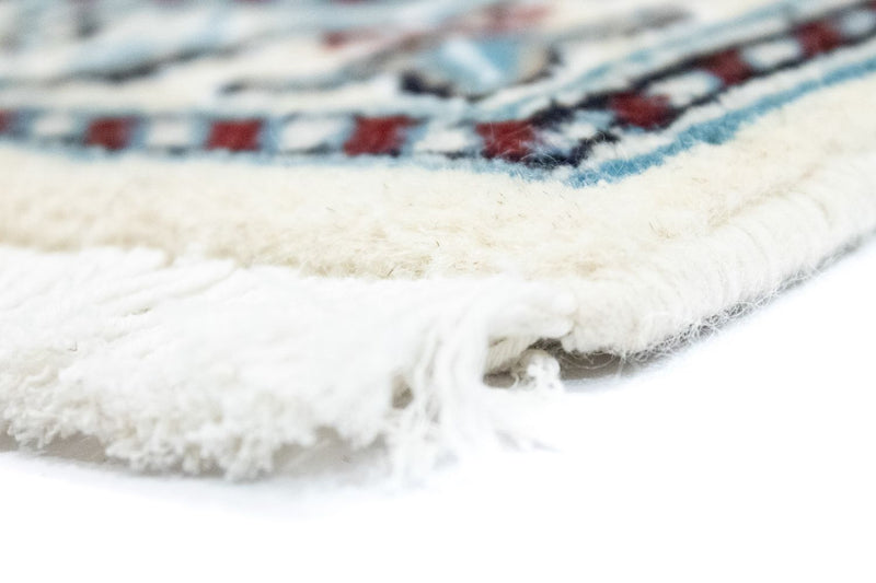 Dywan perski - Nain - 131 x 91 cm - naturalna biel