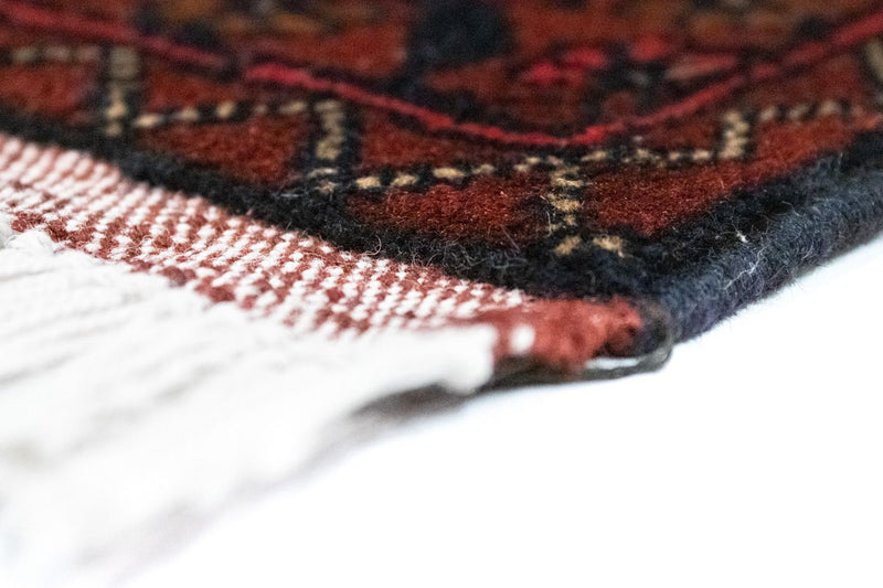 Afgański dywan - Kunduz - 149 x 103 cm - czerwony