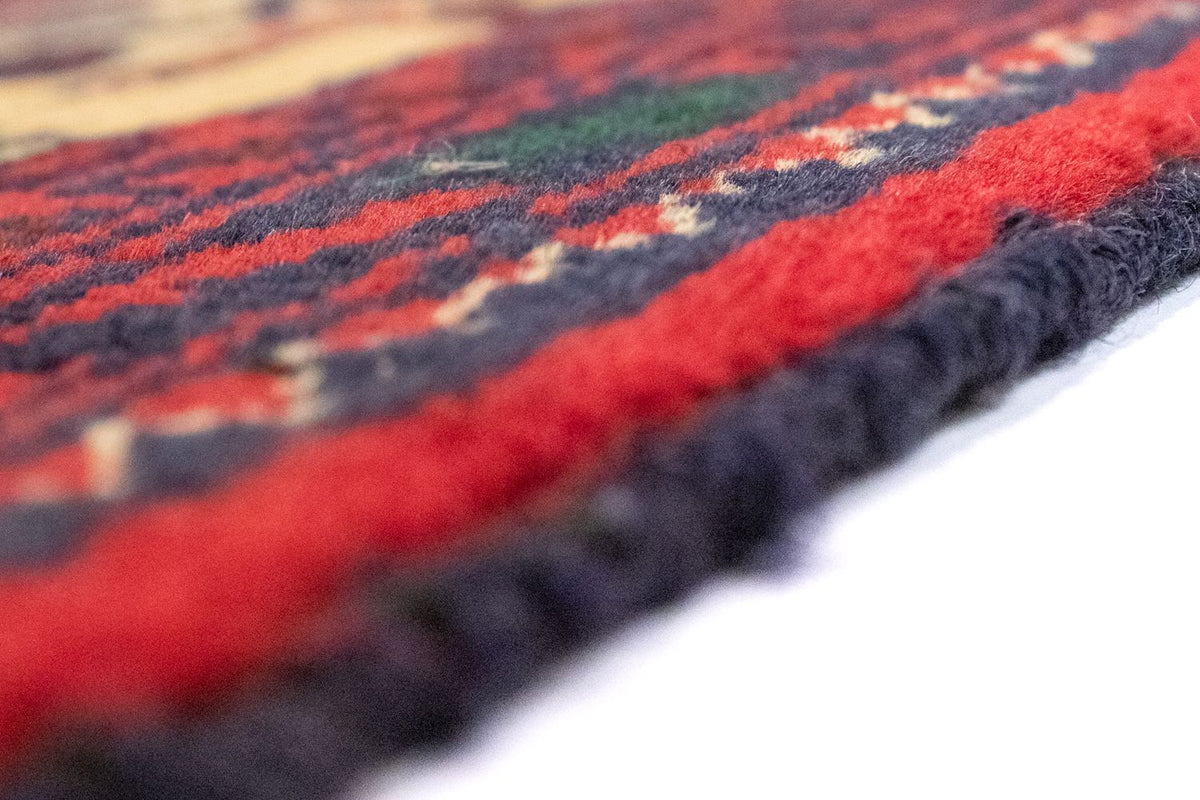 Dywan afgański - 143 x 105 cm - niebieski