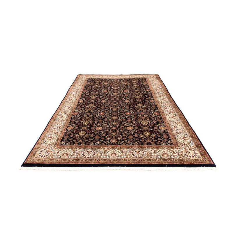 Dywan orientalny - Keshan - Indus - 312 x 201 cm - ciemnoniebieski