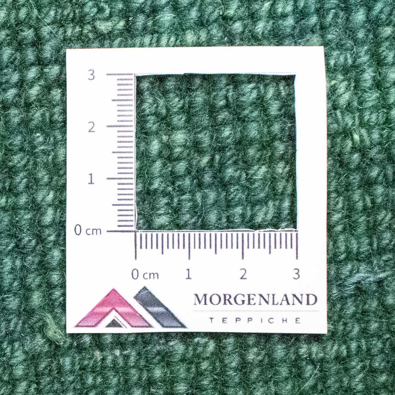 Dywan Gabbeh - perski - 146 x 98 cm - zielona