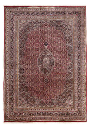 Orientalny dywan - Bijar - Indus - 336 x 246 cm - ciemna czerwień